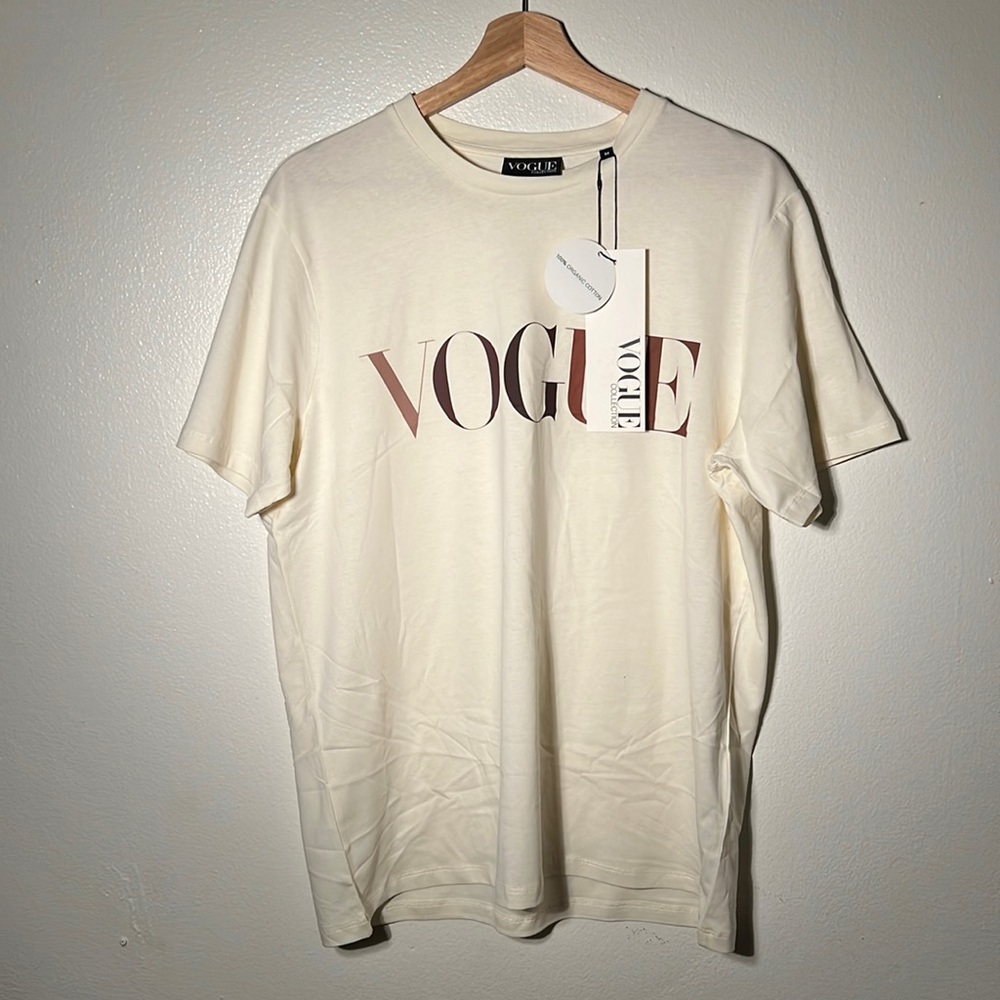 VOGUE Magazine Tee Shirt! Organic Cotton M